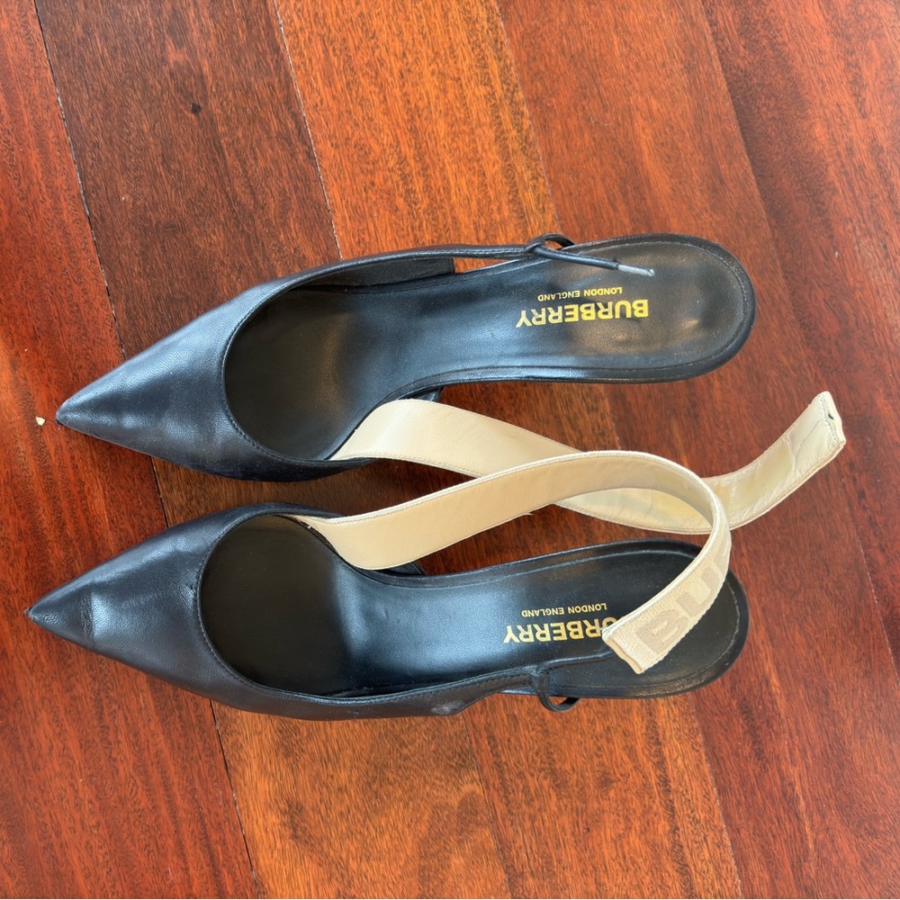 Burberry black heels
